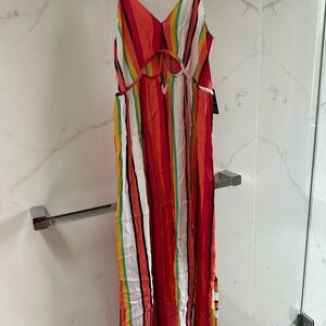 Express Multicolor Striped Dress